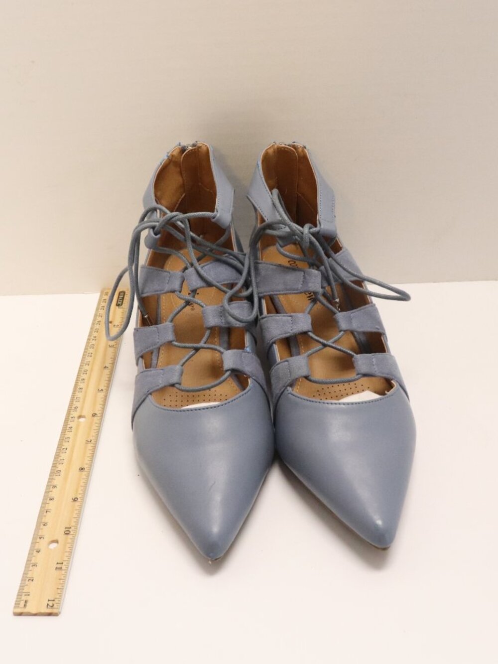 Comfortview Women's Short Hills Dress Shoes with Zippers Size 9M Blue - Picture 12 of 13